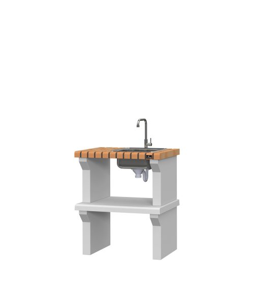 Vagos bancada economica con fregadero y grifo