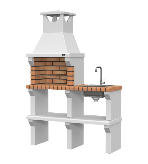 Sintra - Economica con bancadas con fregadero y grifo
